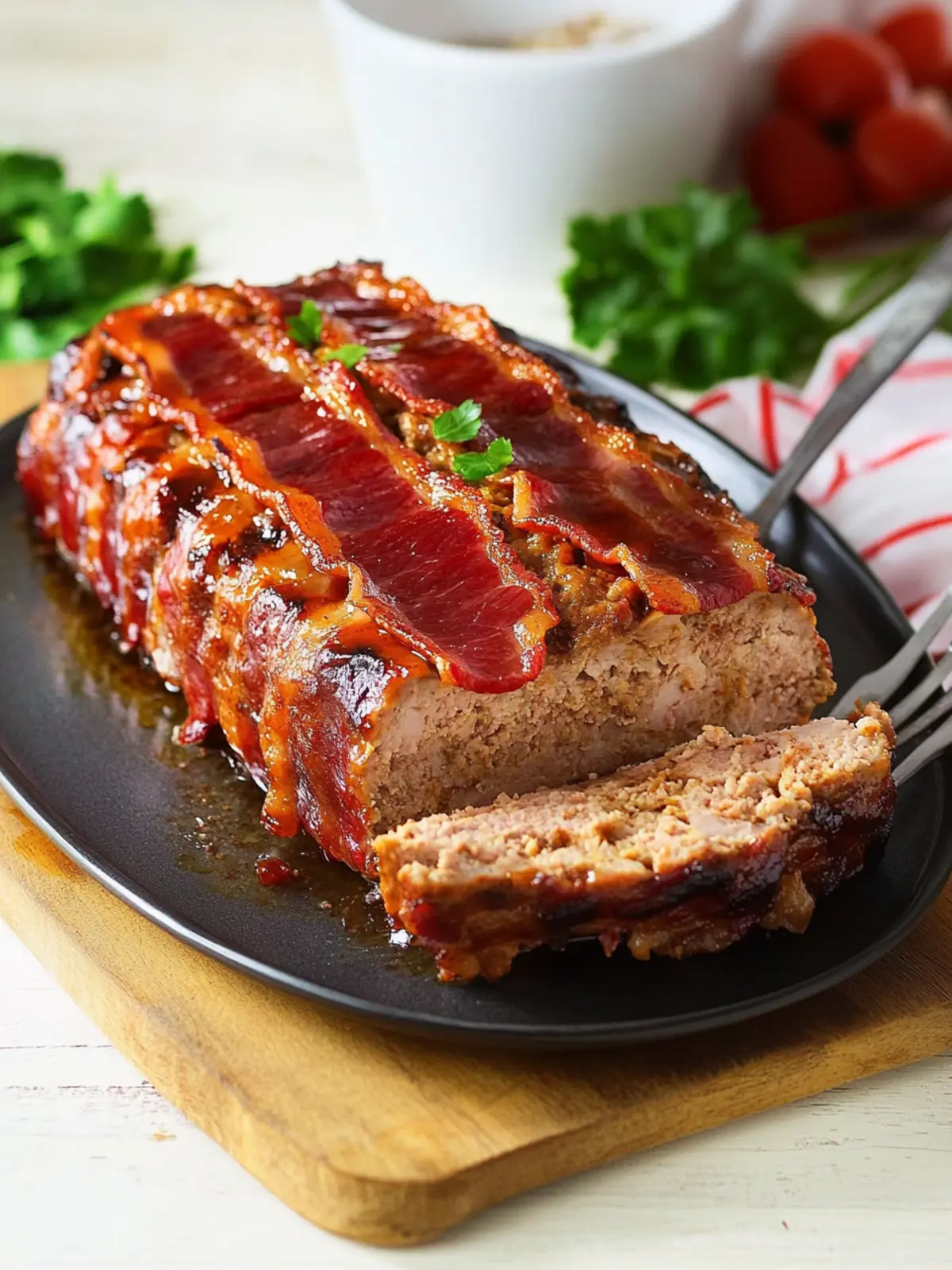 Savory Ground Turkey Meatloaf with Bacon for Cozy Dinners 2 Savory Ground Turkey Meatloaf with Bacon