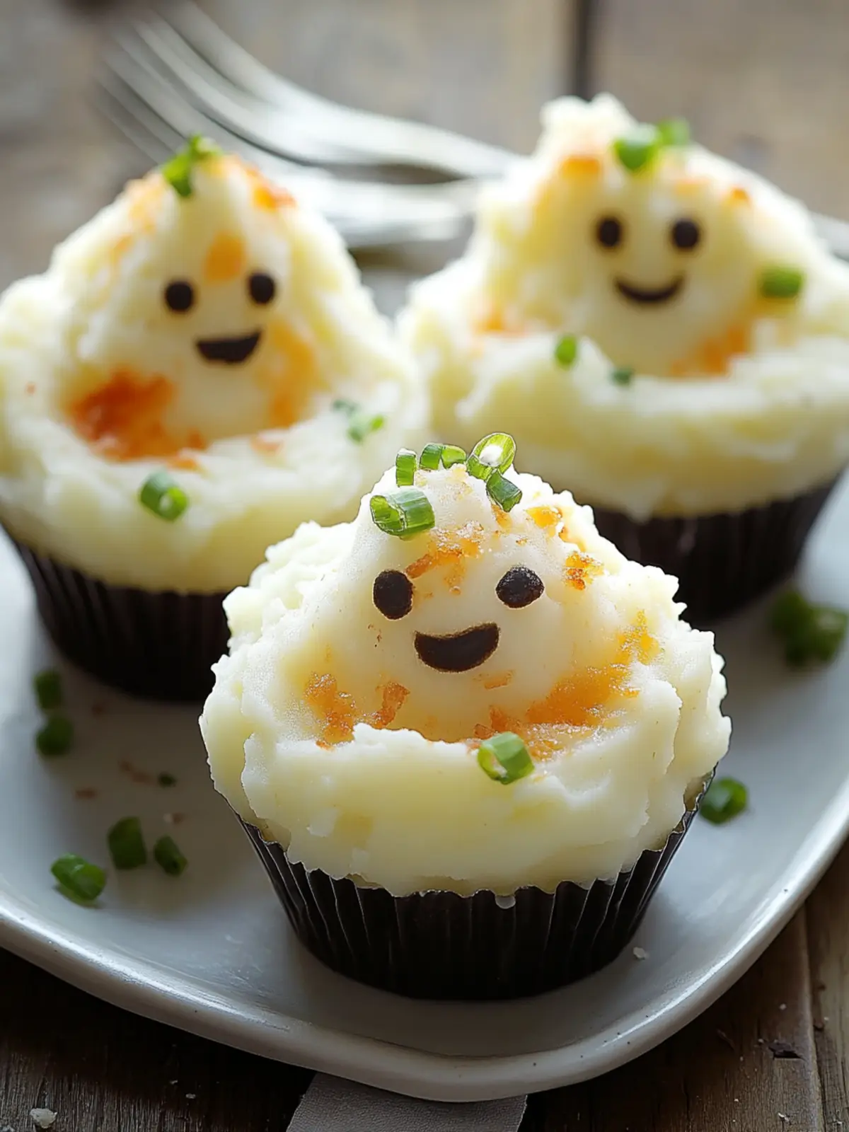 Ghostly Mashed Potato Cups that Haunt Your Party Spread 4 Ghostly Mashed Potato Cups
