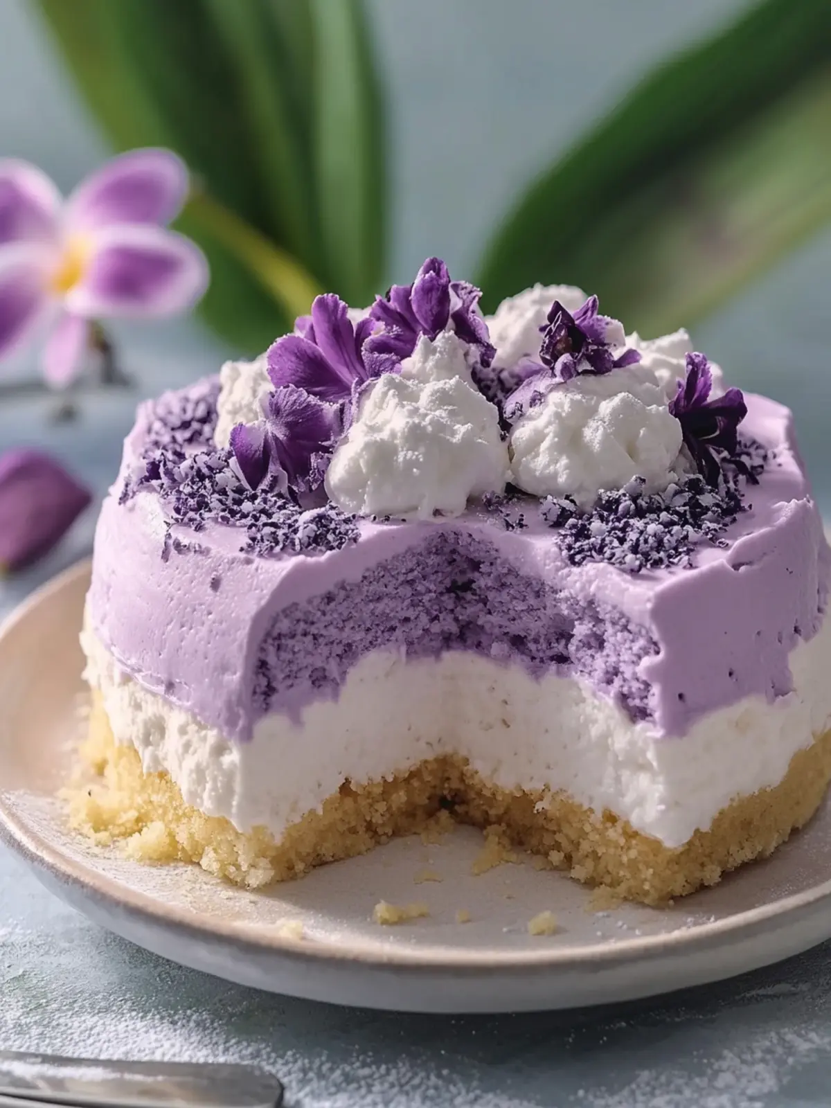 Taro Ube Cloud Cake: A Light Dessert Everyone Will Love 4 Taro Ube Cloud Cake: Delightfully Light Dessert for Everyone
