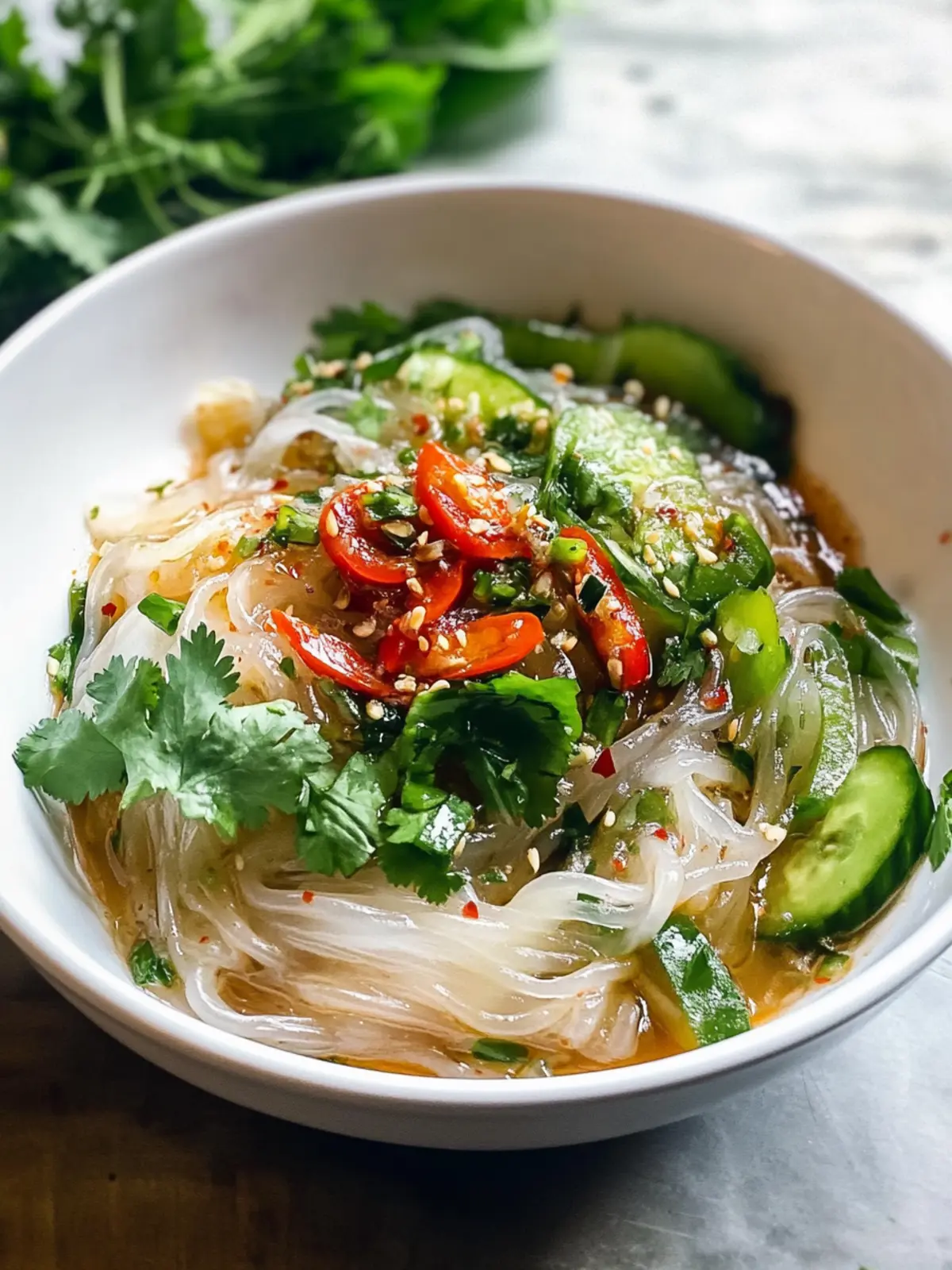 Gluten-Free Rice Paper Noodles with Spicy Chili-Garlic Goodness 3 Rice Paper Noodles Gluten-Free