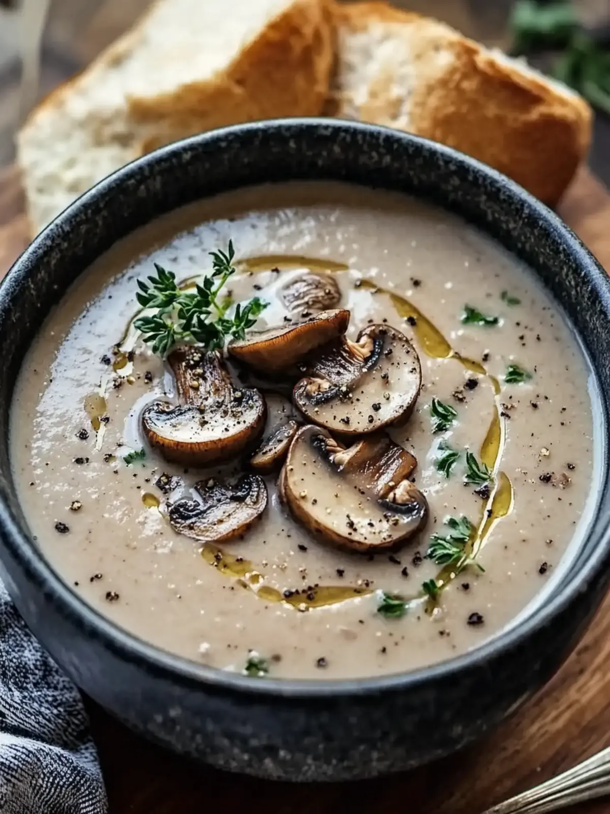 Creamy Mushroom Soup Recipe for Cozy Nights at Home 4 Creamy Mushroom Soup Recipe