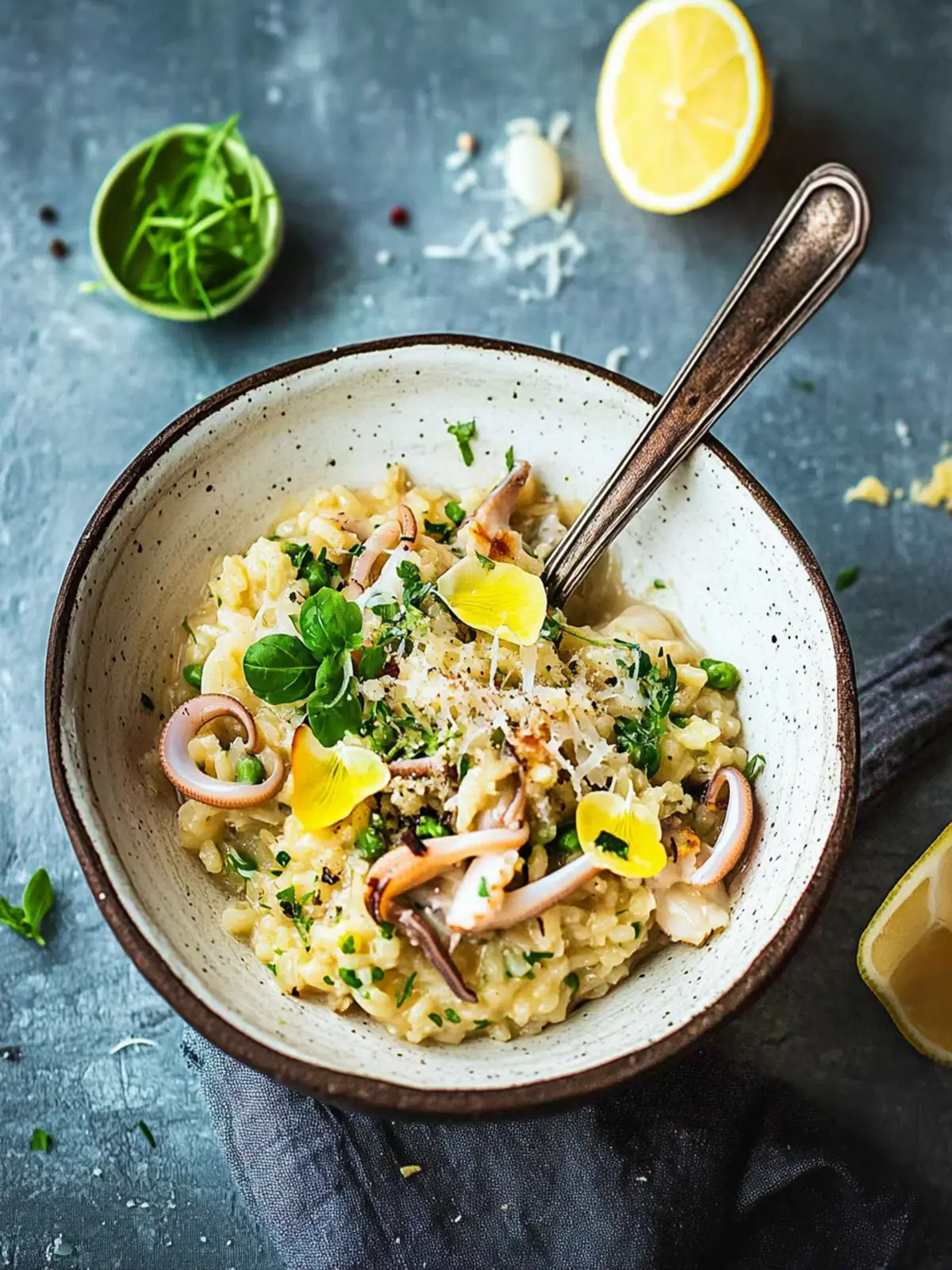 Creamy Squid Risotto Made Easy in Your Rice Cooker 2 Squid Risotto