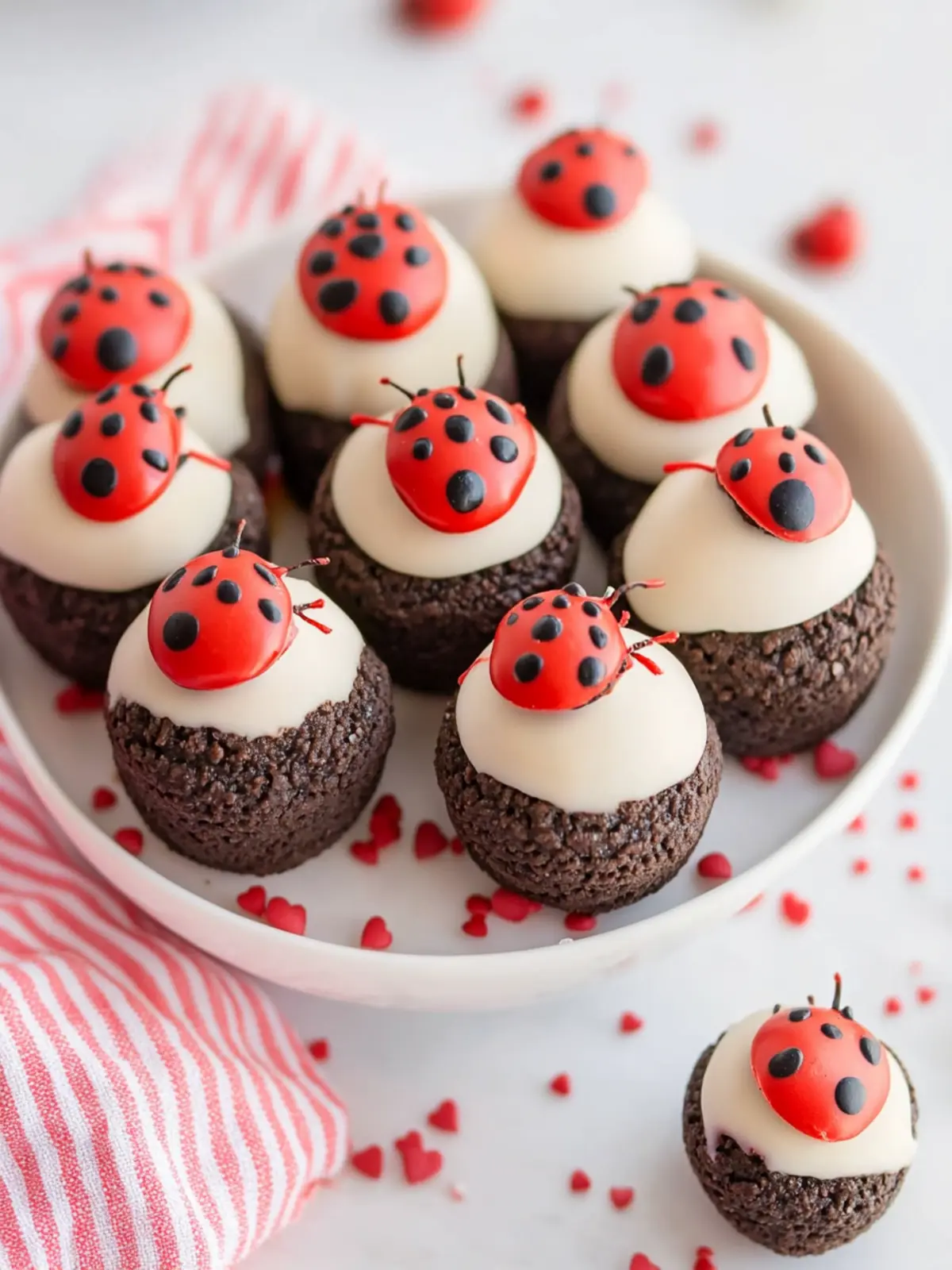 Ladybug Oreo Valentine Truffles That Kids Will Love 4 Ladybug Oreo Valentine Truffles