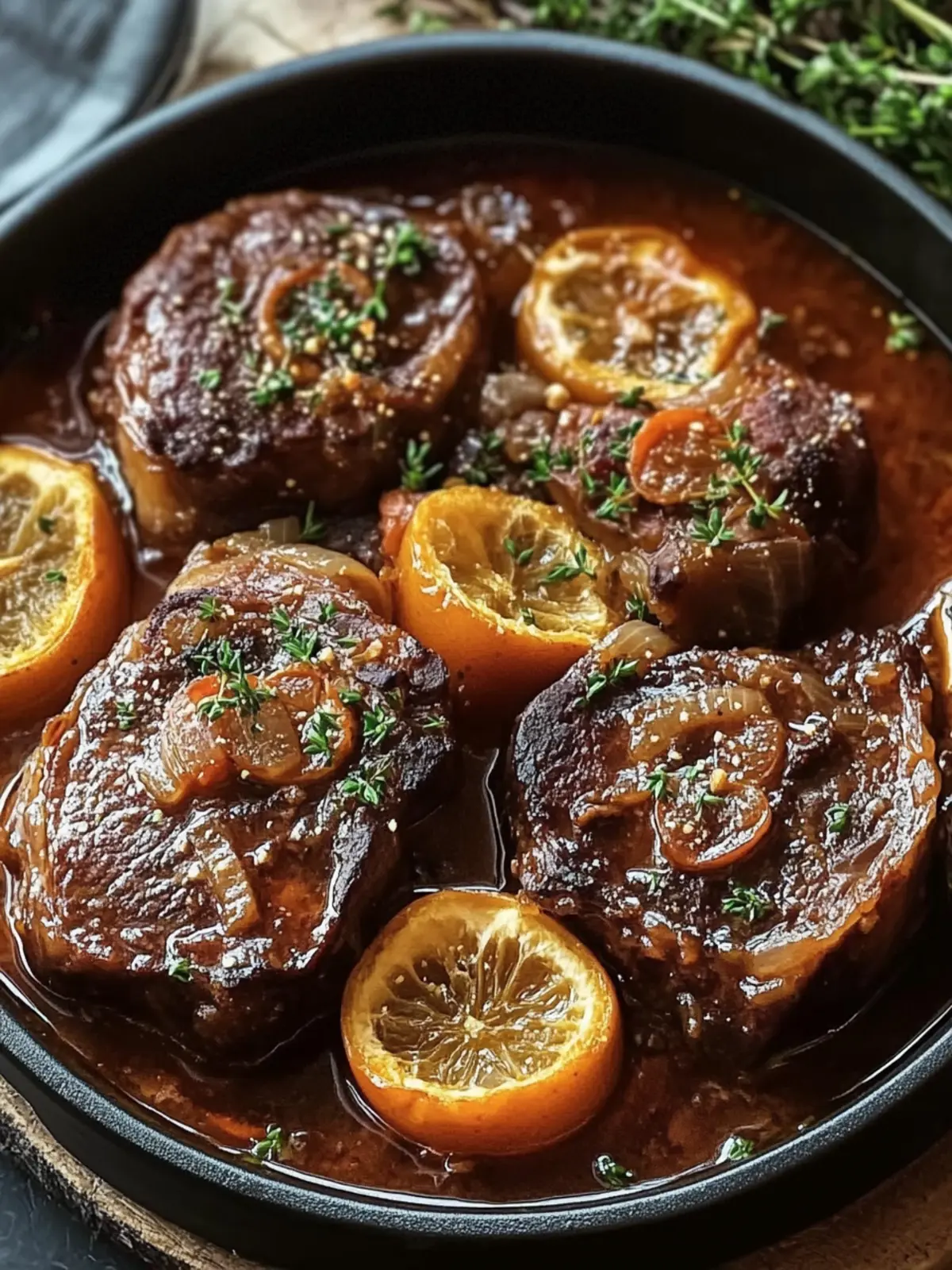 Braised Beef Osso Bucco: Dive into Italian Comfort Magic 4 Braised Beef Osso Bucco
