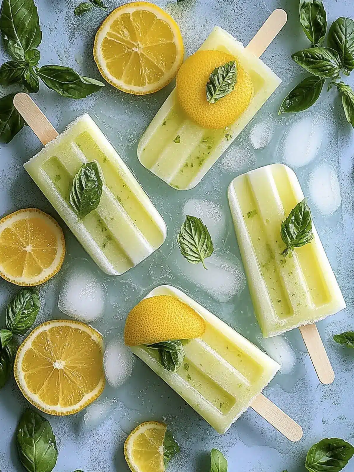 Citrus Basil Mojito Pops - Your Perfect Summer Refreshment 3 Citrus Basil Mojito Pops