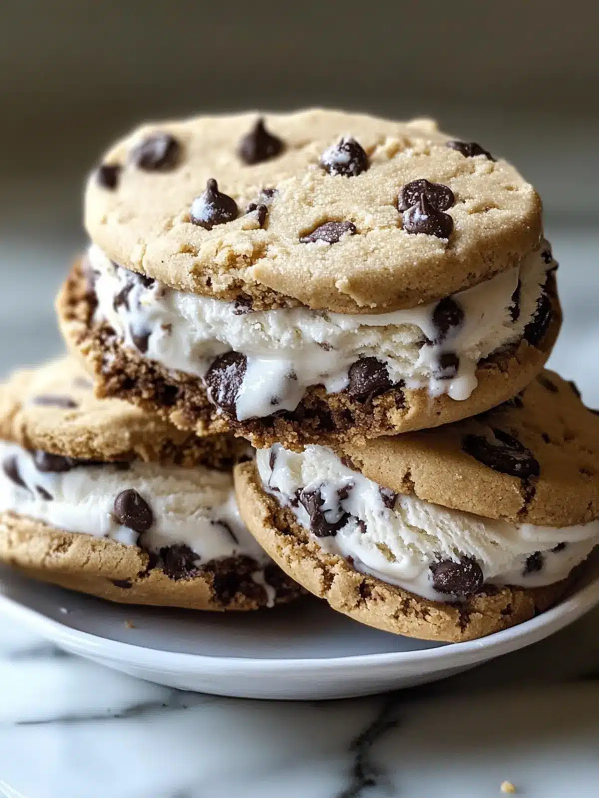 Ultimate Cookie Dough Ice Cream Sandwiches for Summer Bliss 3 Cookie Dough Ice Cream Sandwiches