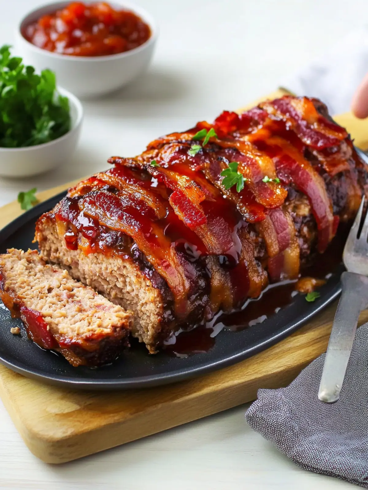 Savory Ground Turkey Meatloaf with Bacon for Cozy Dinners 4 Savory Ground Turkey Meatloaf with Bacon