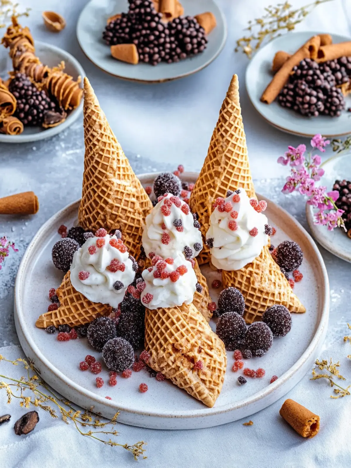 Teepee Sugar Cones: A Fun and Festive Fall Treat 2 Teepee Sugar Cones