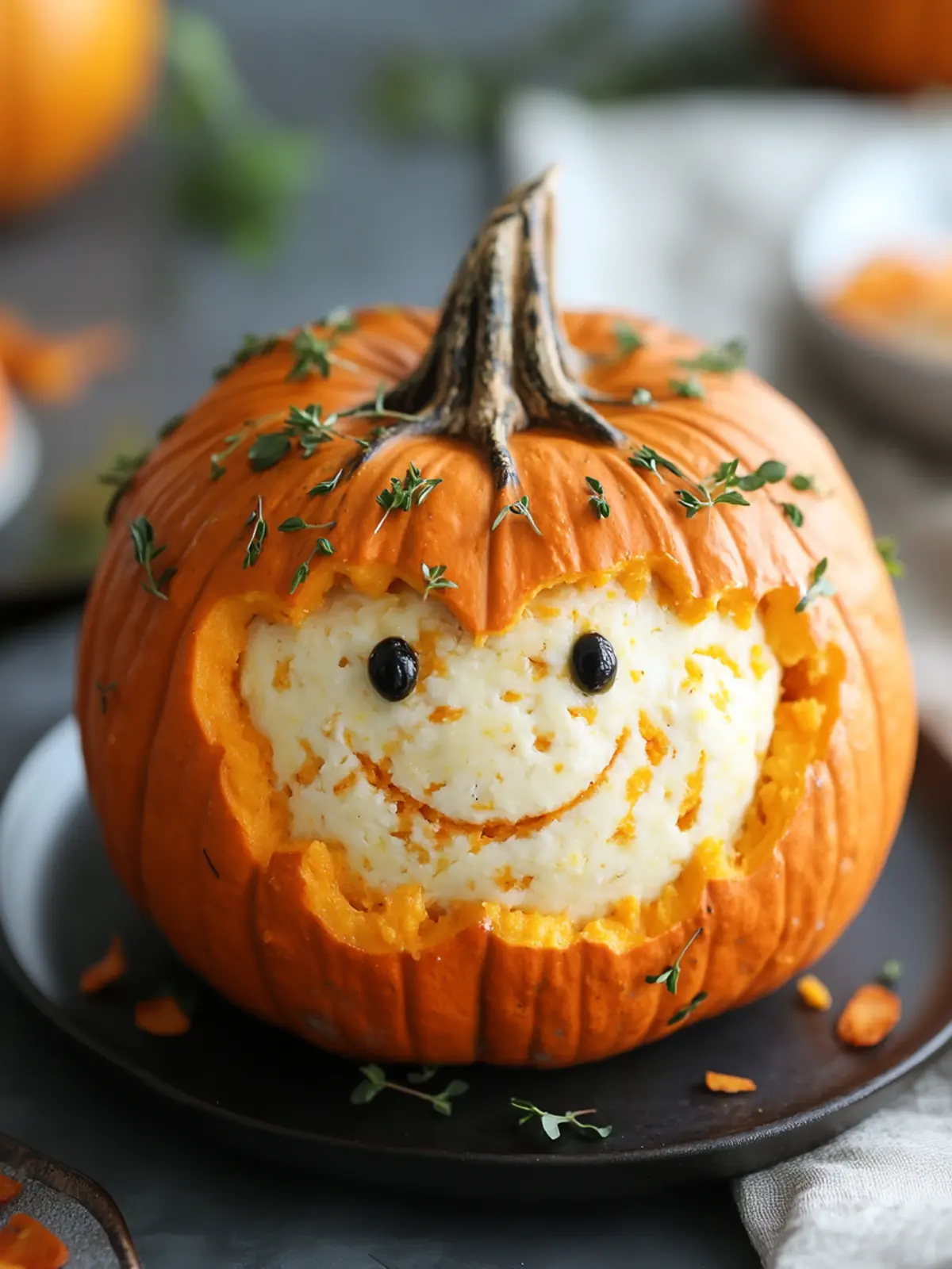 Pumpkin Cheese Ball: Spooktacular Treat for Halloween Fun 4 Pumpkin Cheese Ball