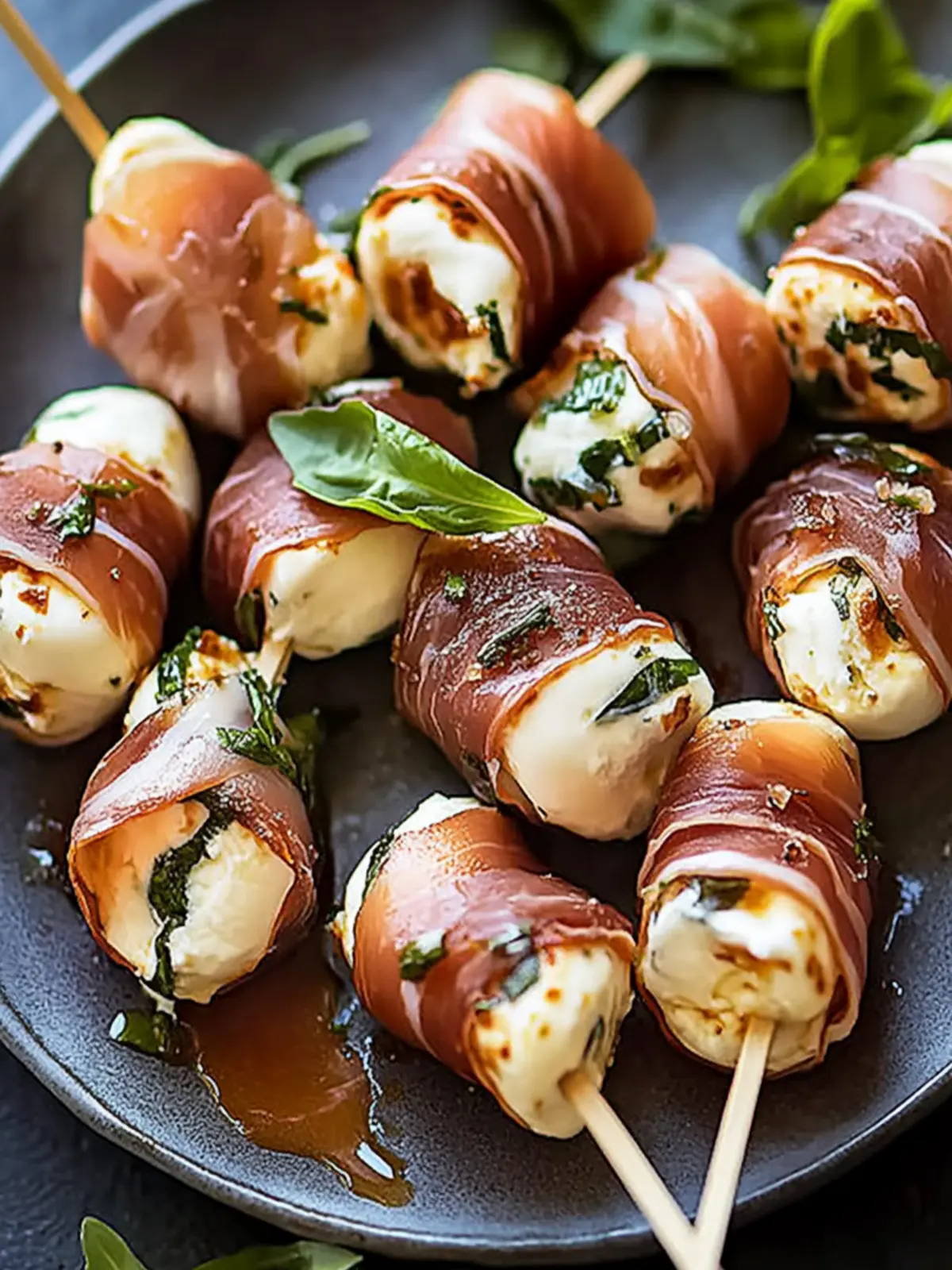 Prosciutto Wrapped Mozzarella Bites for Effortless Entertaining 4 Prosciutto Wrapped Mozzarella Bites