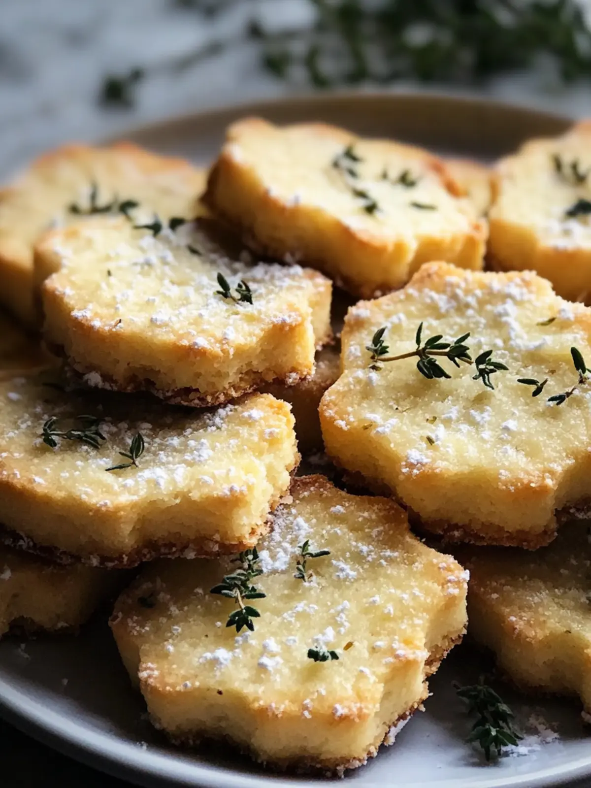 Lemon Thyme Shortbread Cookies for a Refreshing Twist 4 Lemon Thyme Shortbread Cookies