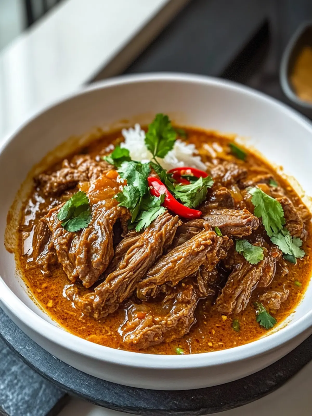 Coconut Red Curry Drip Beef: Comfort in Every Hearty Bite 3 Coconut Red Curry Drip Beef