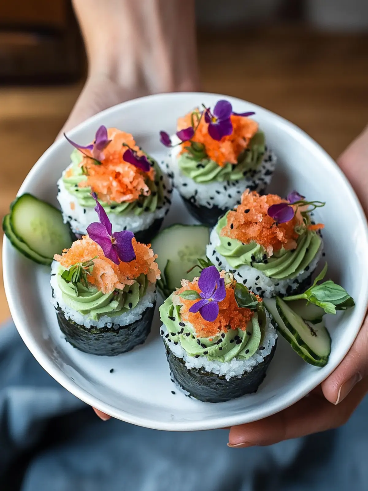 Vegan Sushi Cupcakes: Colorful, Fun, and Gluten-Free Delight 4 Vegan Sushi Cupcakes