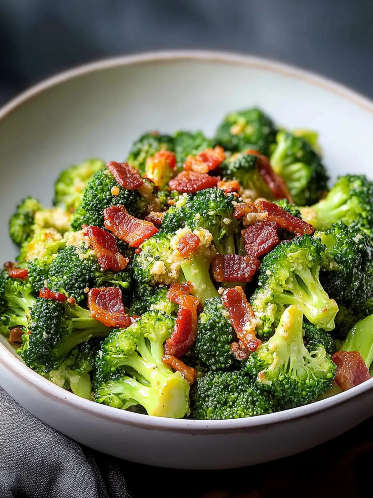 Broccoli With Garlic Sauce & Bacon for a Flavorful Feast 3 Broccoli With Garlic Sauce & Bacon