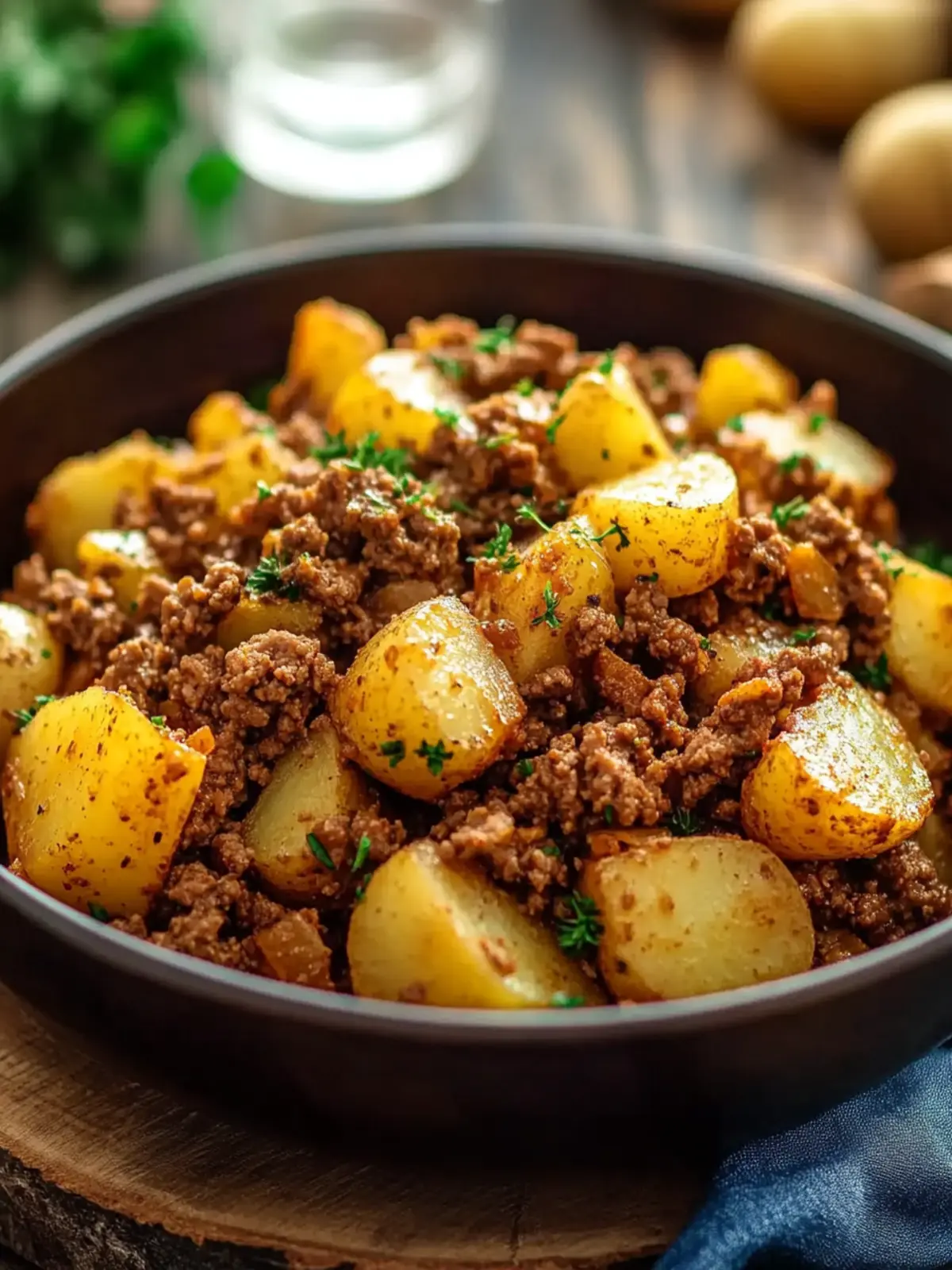 Ground Beef with Potatoes Recipe: A Simple One-Pan Wonder 3 Ground Beef with Potatoes Recipe