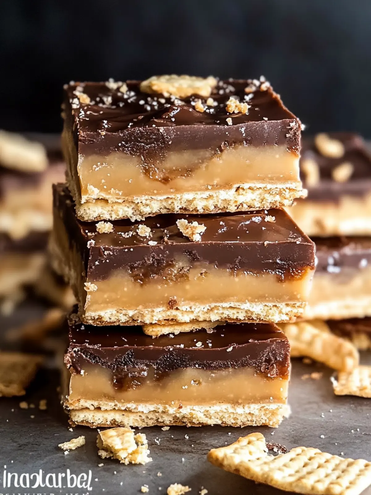 Indulge in Triple Decker Saltine Toffee Bars for Sweet Bliss 2 Triple Decker Saltine Toffee Bars