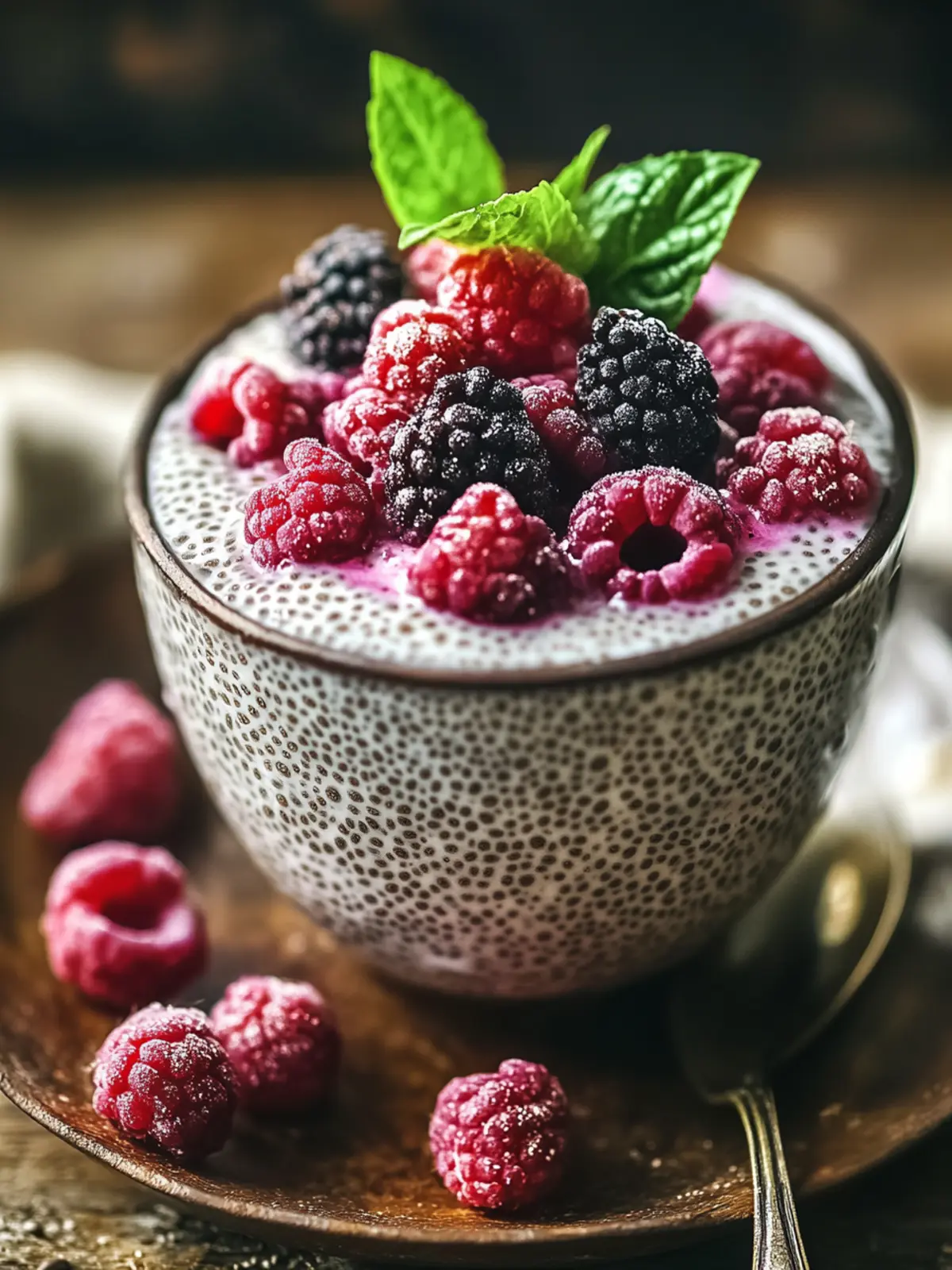 Dreamy Chia Seed Pudding with Coconut and Fresh Berries 2 Chia Seed Pudding