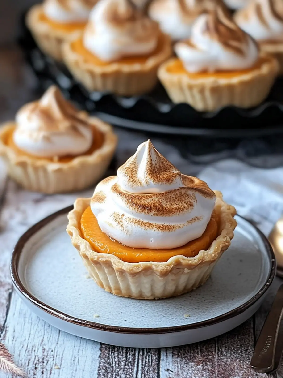 Irresistibly Light Mini Sweet Potato Meringue Pie Delight 4 Mini Sweet Potato Meringue Pie