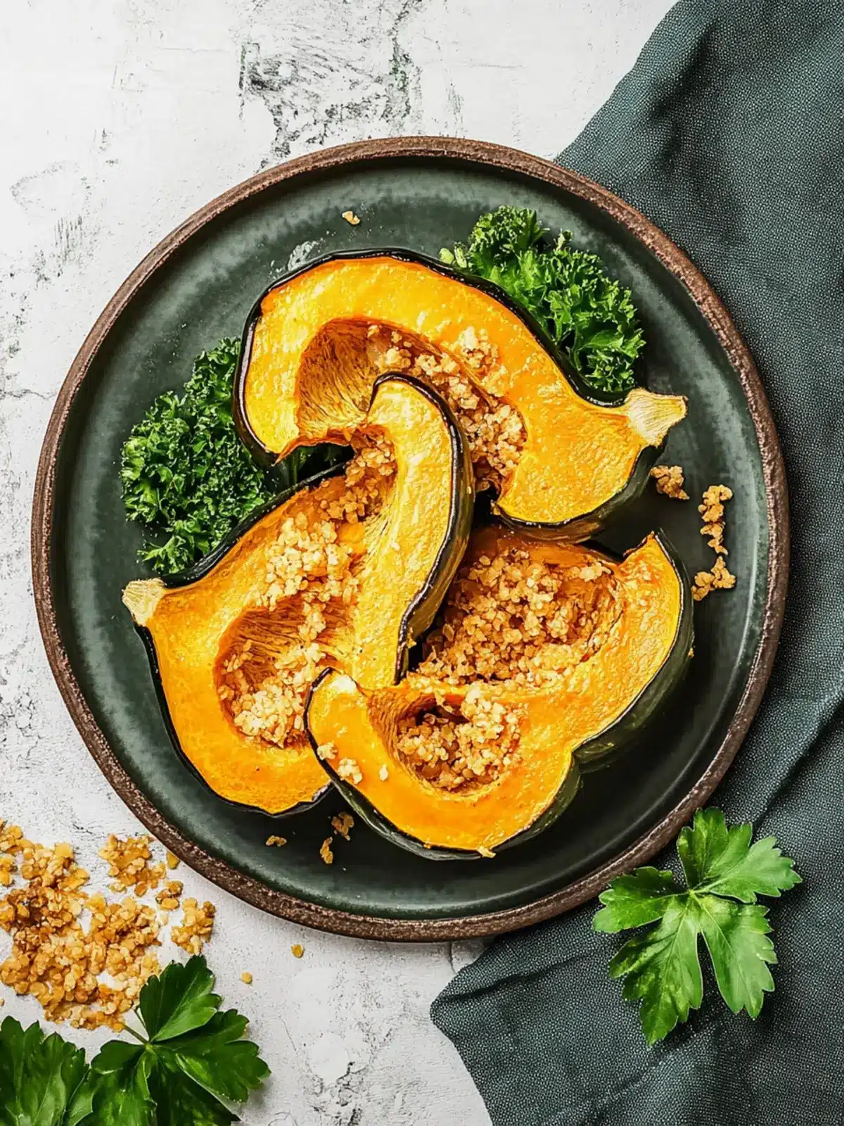 Irresistible Roasted Acorn Squash with Garlic & Herbs 4 Roasted Acorn Squash