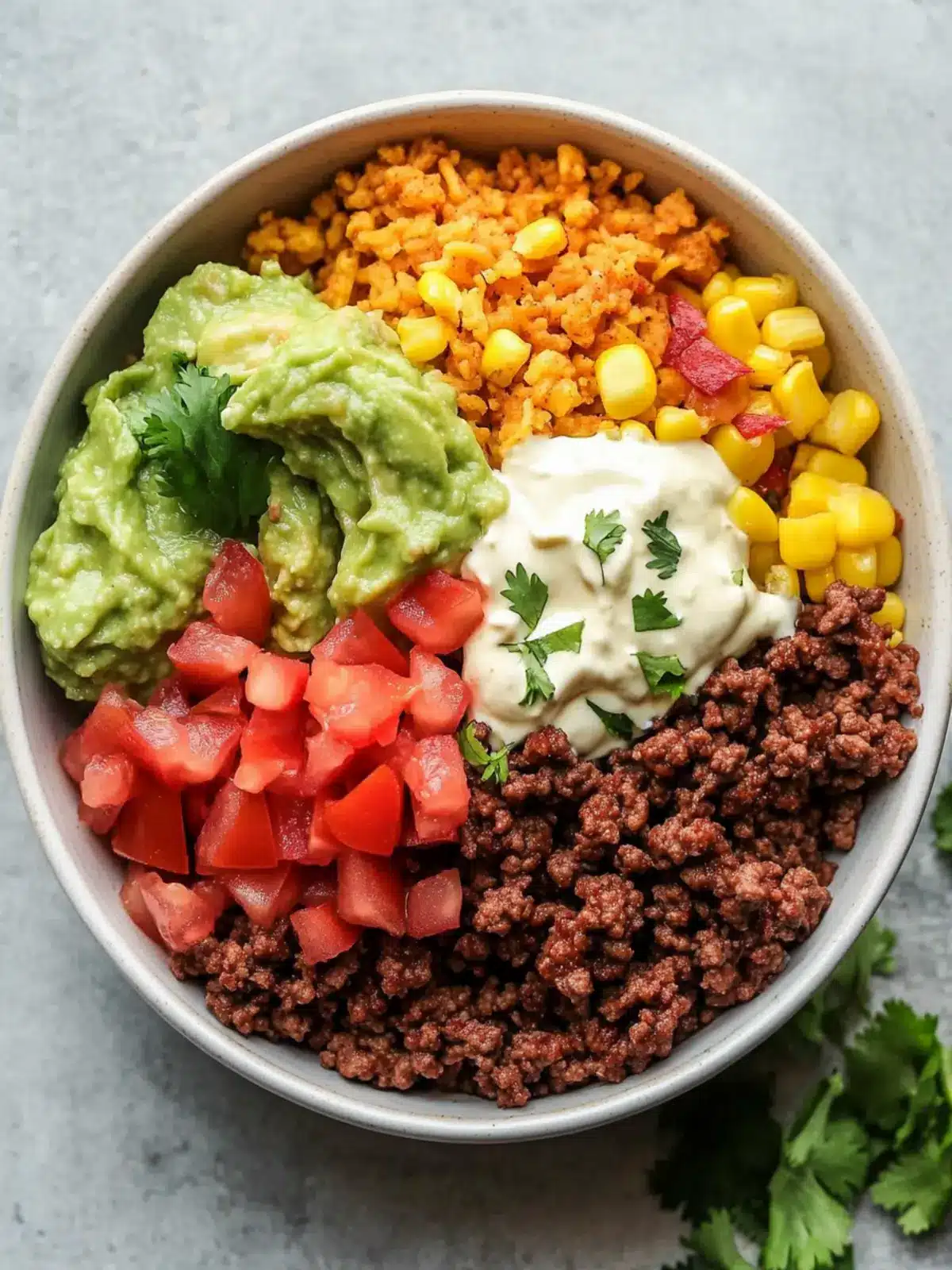 Savory Ground Beef Burrito Bowl: Quick, Easy, and Customizable 3 Ground Beef Burrito Bowl