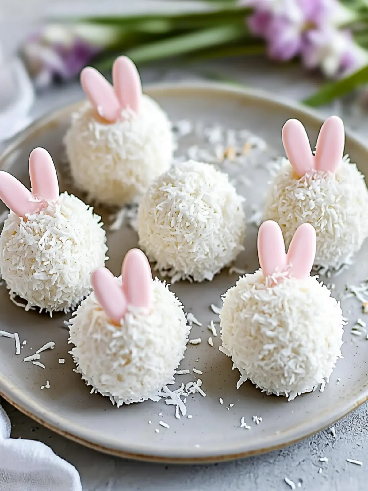 Easter Bunny Coconut Tails: Easy No-Bake Delights for All 4 Easter Bunny Coconut Tails