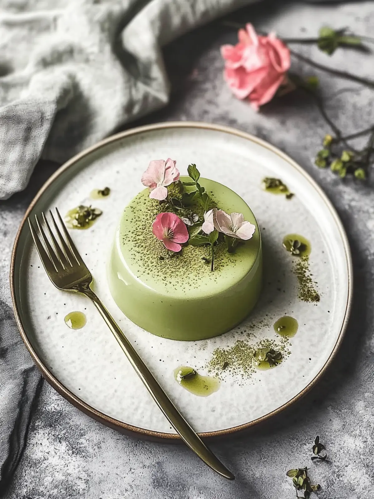 Creamy Matcha Panna Cotta: Elevate Your Dessert Game Today 3 Creamy Matcha Panna Cotta