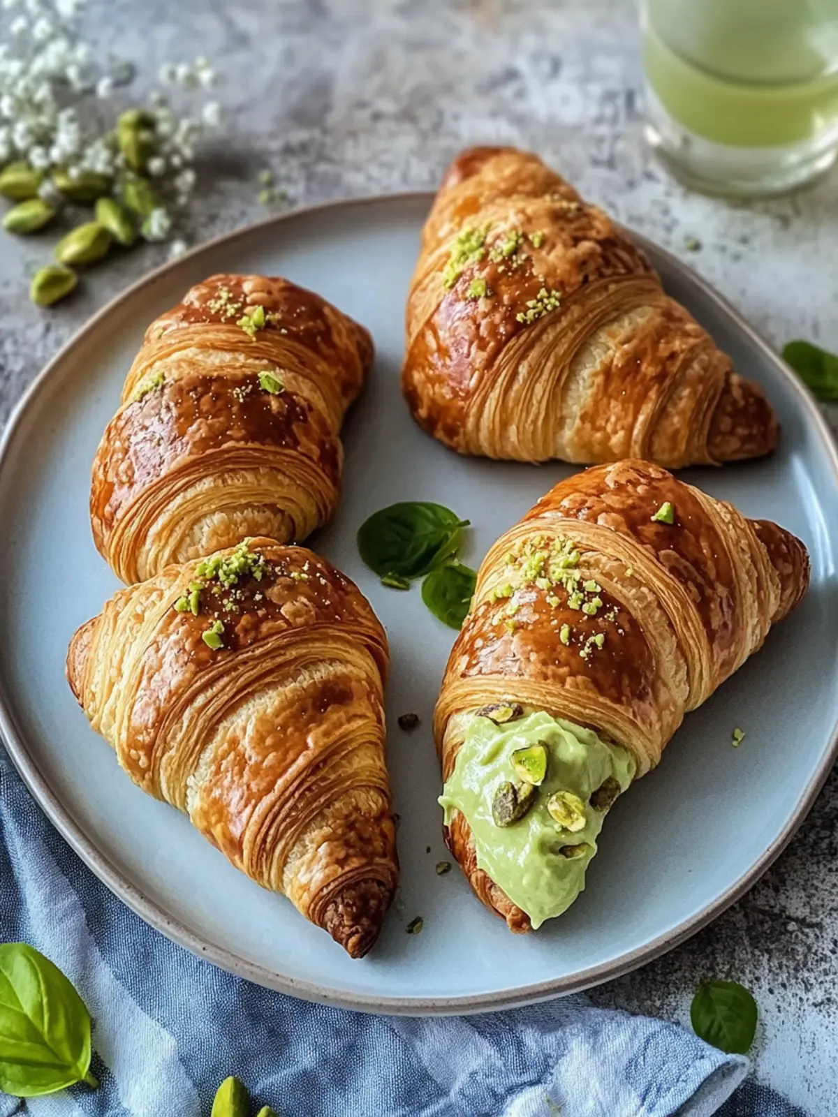 Pistachio Cream Croissants: Your New Favorite Brunch Treat 4 Pistachio Cream Croissants