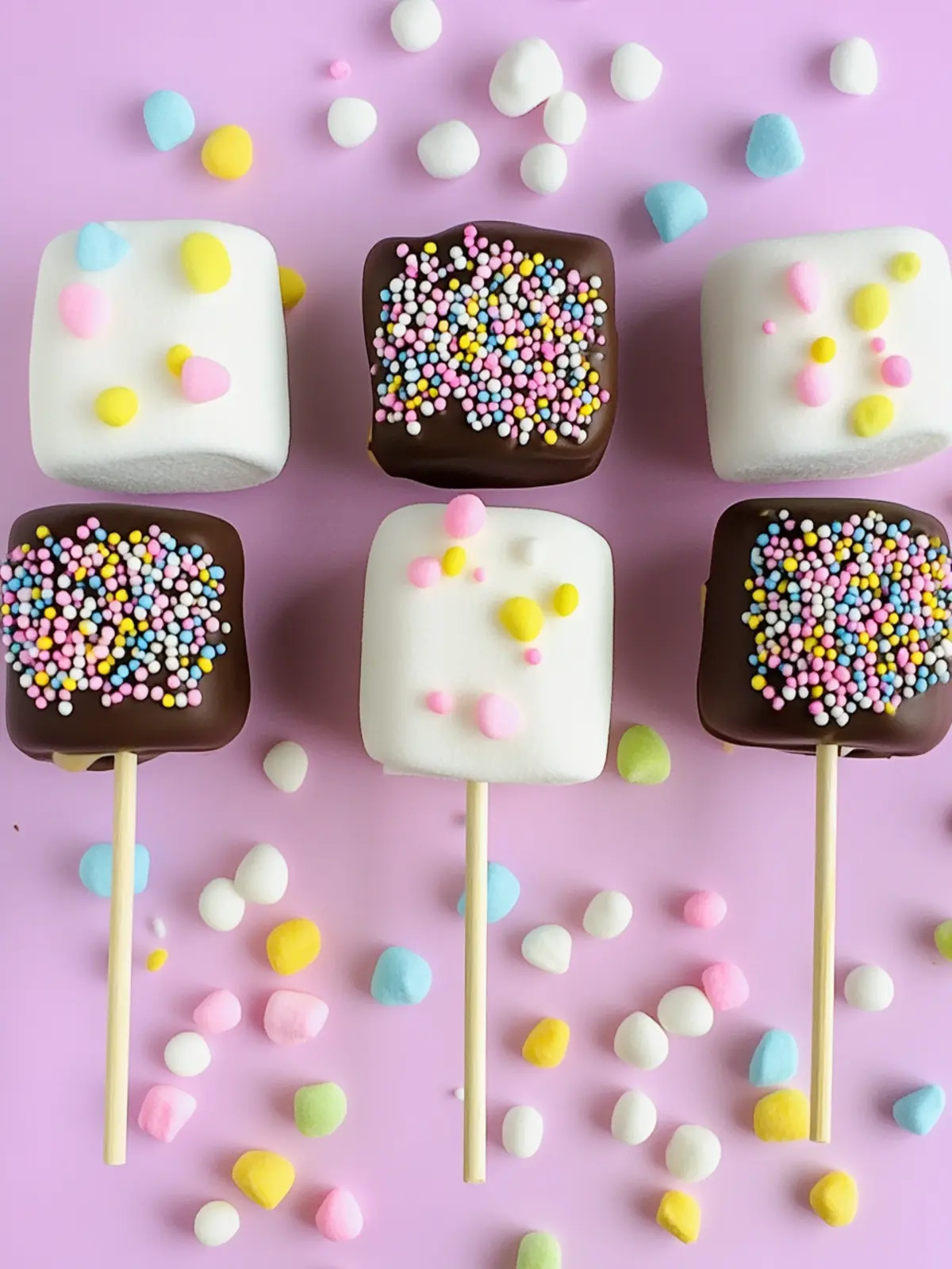 Delicious Springtime Marshmallow Pops for Everyone to Enjoy 4 Springtime Marshmallow Pops