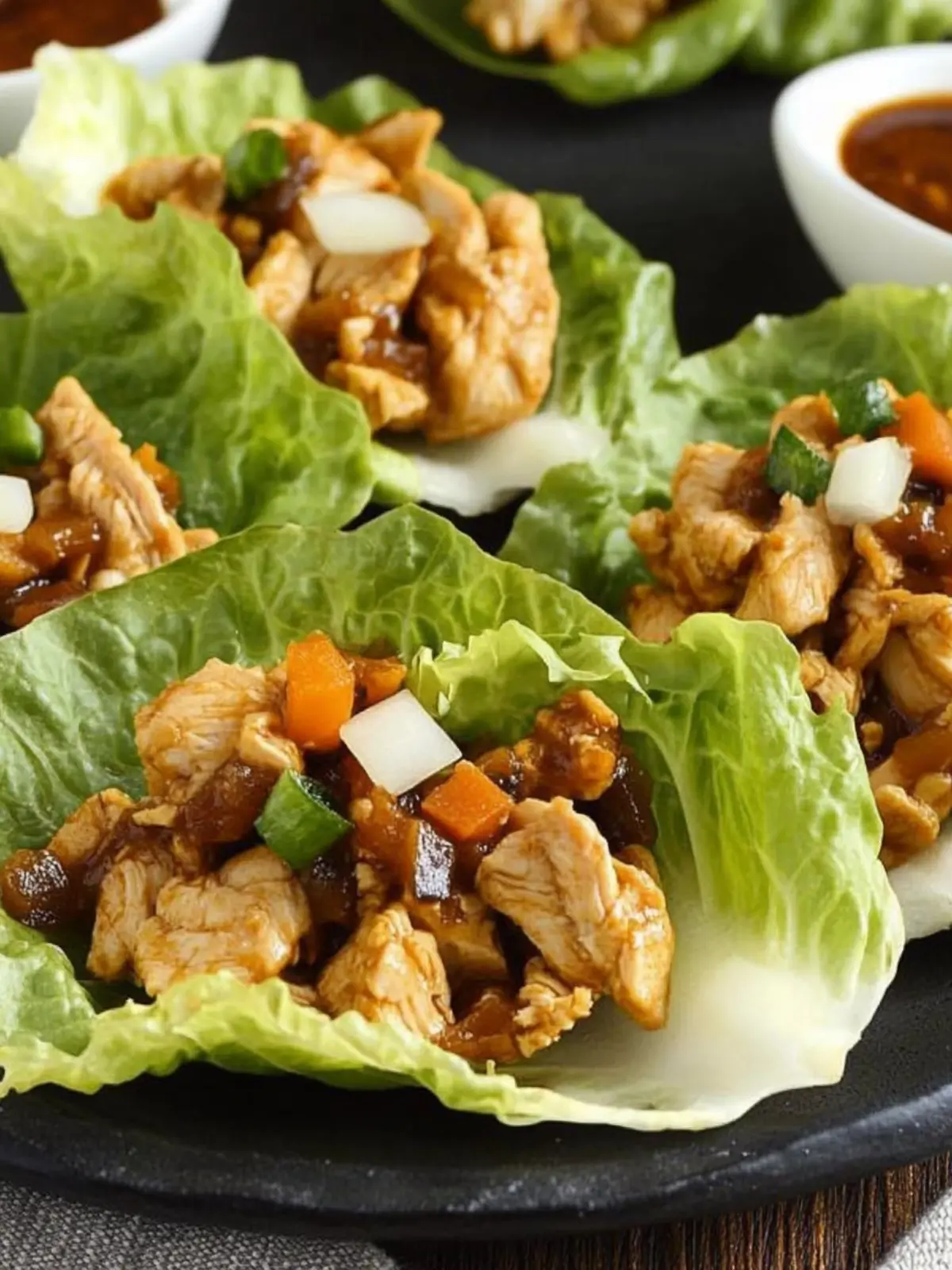 Delicious Chicken Lettuce Wraps P.F. Chang s-Style in 30 Minutes 3 Chicken Lettuce Wraps (P.F. Chang s-Style)