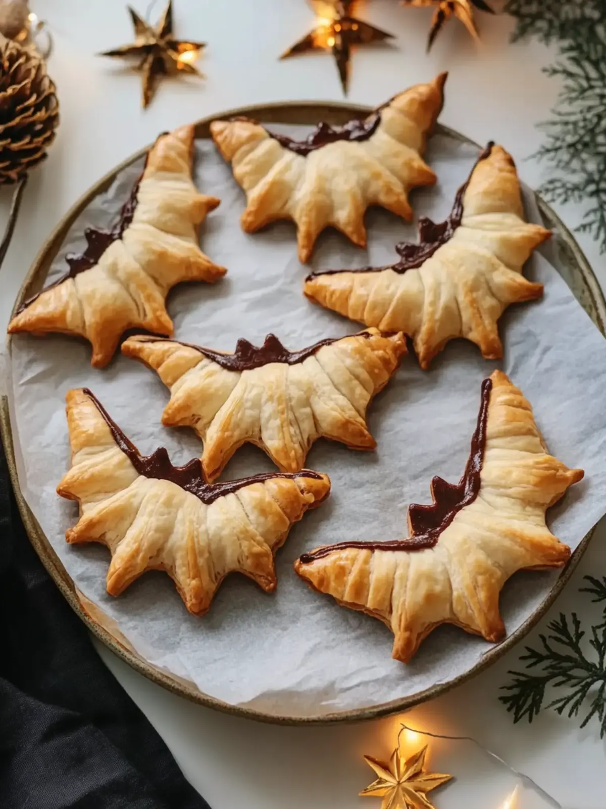 Easy Puff Pastry Bats: Fun Halloween Treats in 3 Steps 4 Easy Puff Pastry Bats