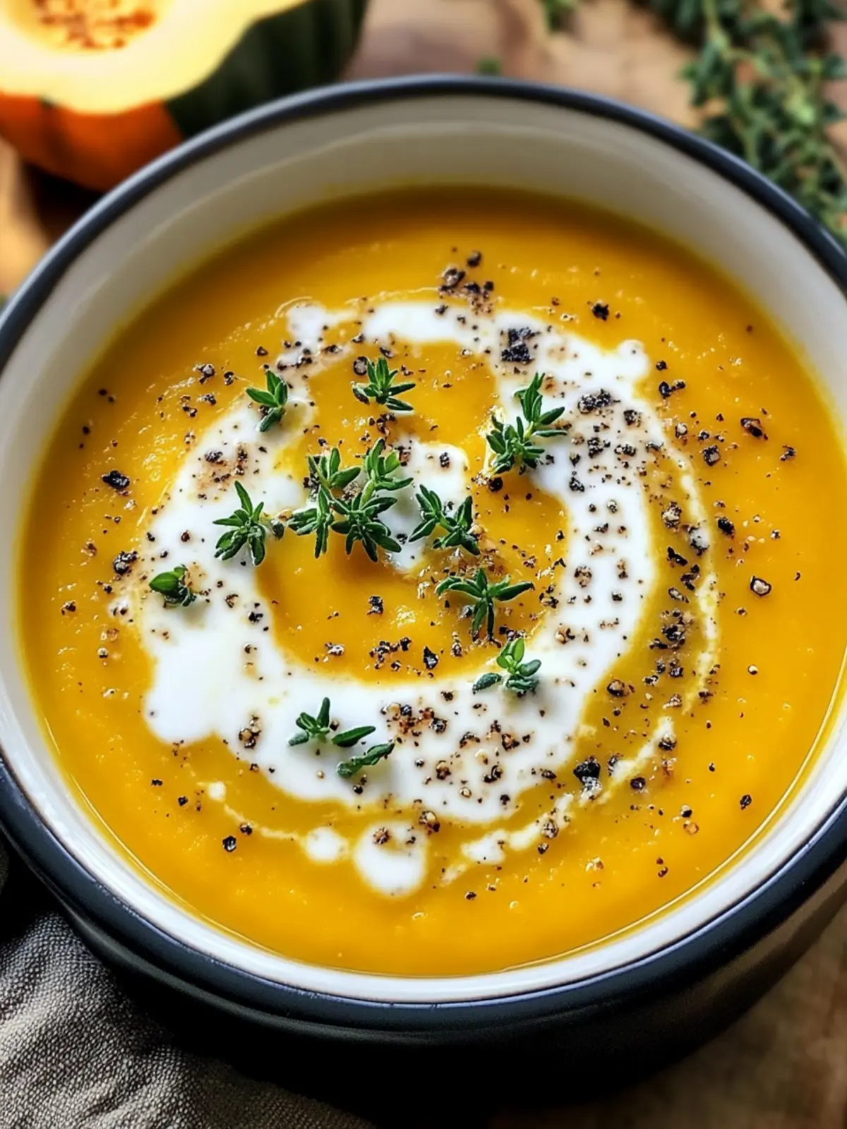 Creamy Acorn Squash Soup: Your Cozy Autumn Hug in a Bowl 3 Creamy Acorn Squash Soup