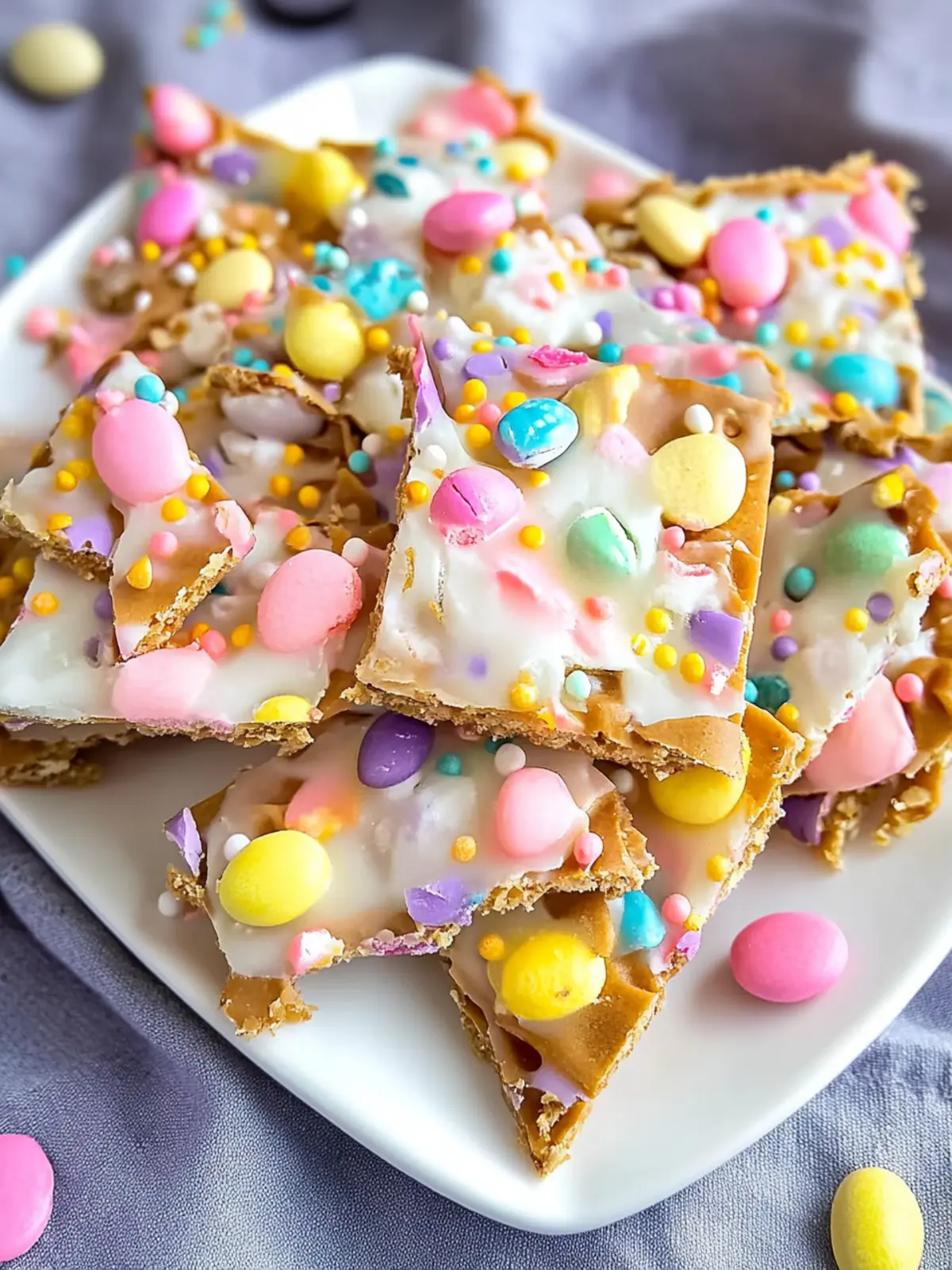 Delicious Easter Cracker Bark - Your Sweet Spring Treat! 2 Easter Cracker Bark