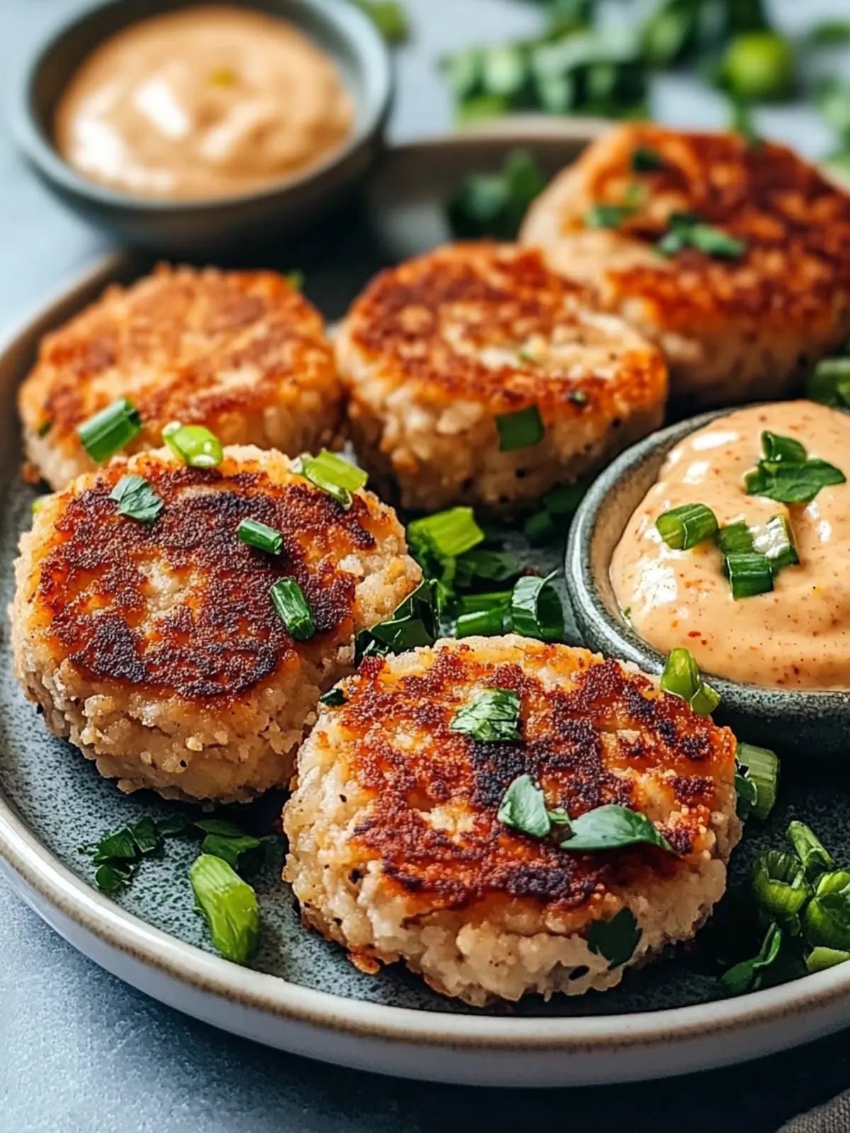 Savory Asian Tuna Cakes with Spicy Mayo You ll Love! 4 Asian Tuna Cakes with Spicy Mayo