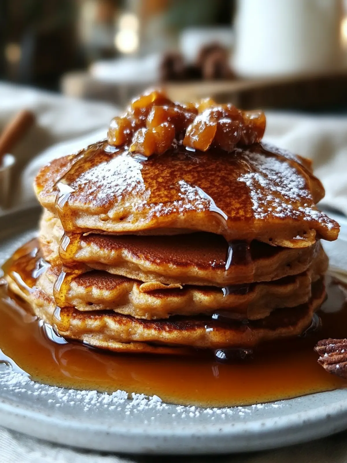 Gingerbread Pancakes With Spiced Syrup for Cozy Mornings 4 Gingerbread Pancakes With Spiced Syrup