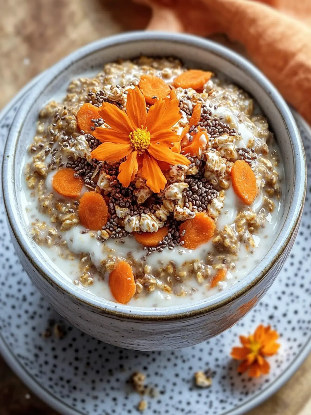 Carrot Cake Chia Oats: A Wholesome Breakfast Treat 2 Carrot Cake Chia Oats