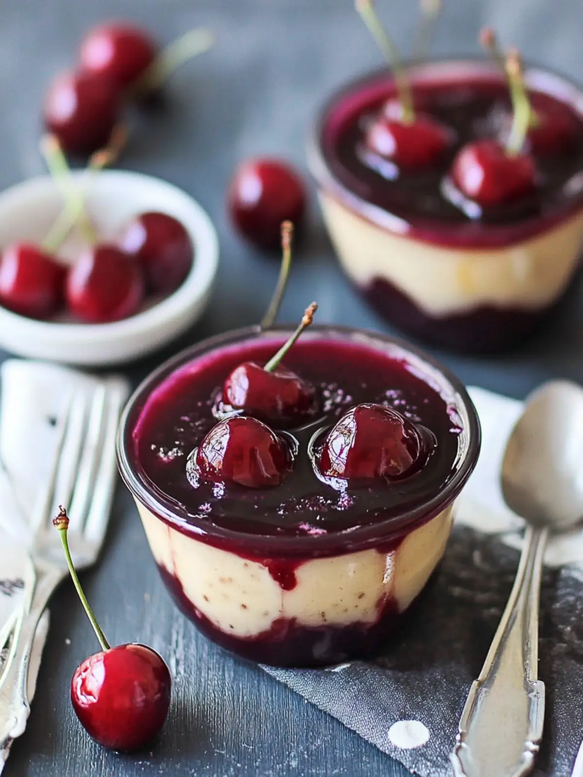 Delicious Cherry Custard: Light & Creamy Dessert Delight 2 Cherry Custard