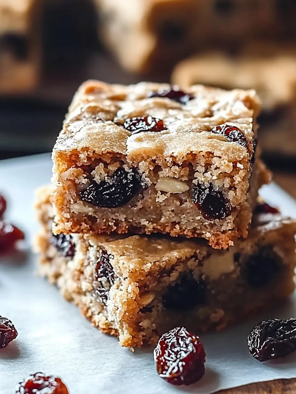 Oatmeal Raisin Cookie Bars: Sweet Comfort with Maple Frosting 3 Oatmeal Raisin Cookie Bars