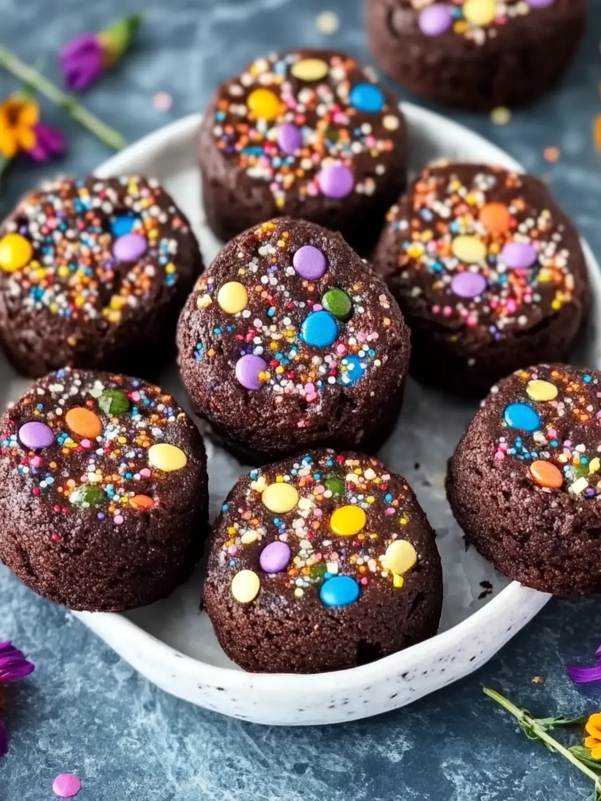 Fudgy Healthy Cosmic Brownie Bites for Guilt-Free Indulgence 3 Healthy Cosmic Brownie Bites