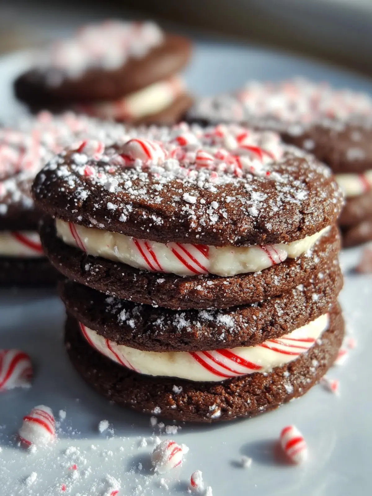 Chocolate Peppermint Sandwich Cookies for Cozy Holiday Cheers 3 Chocolate Peppermint Sandwich Cookies