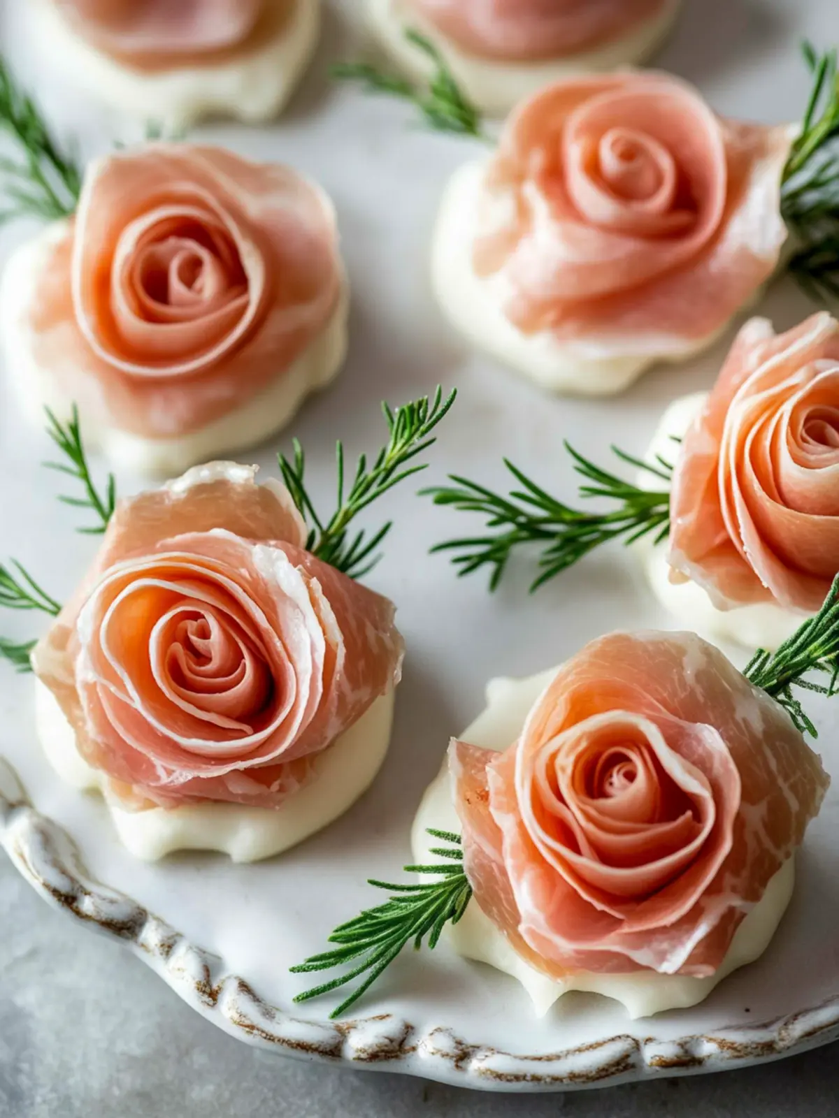 Pretty Prosciutto Rose Appetizers for Effortless Elegance 4 Pretty Prosciutto Rose Appetizers
