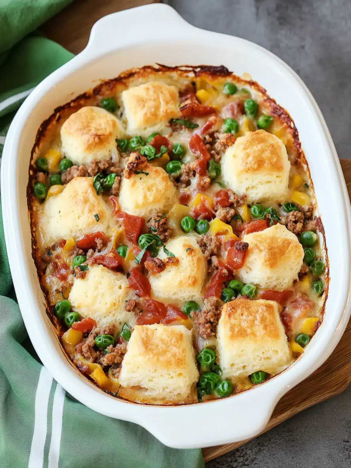 Cozy Ground Turkey and Biscuit Casserole for Family Nights 3 Ground Turkey and Biscuit Casserole