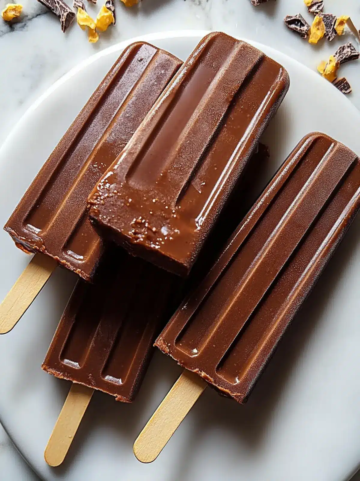 Homemade Fudgesicles: Easy Custom Treats for Summer Bliss 2 Homemade fudgesicles