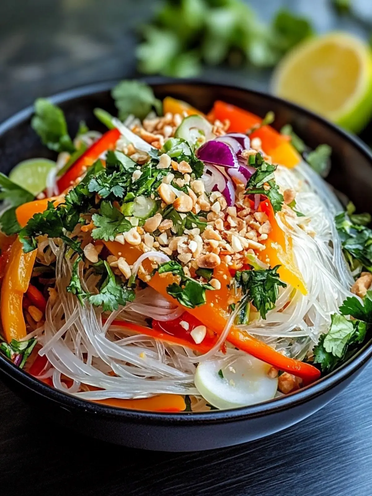 Zesty Vietnamese Glass Noodle Salad for a Refreshing Meal 3 Vietnamese Glass Noodle Salad