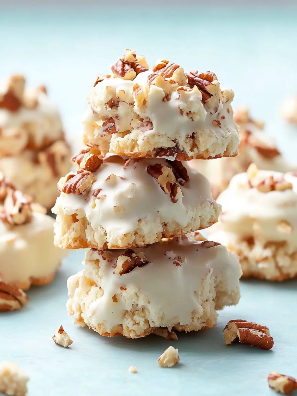 Delightful White Chocolate Maple Pecan Macaroons Recipe 2 White Chocolate Maple Pecan Macaroons