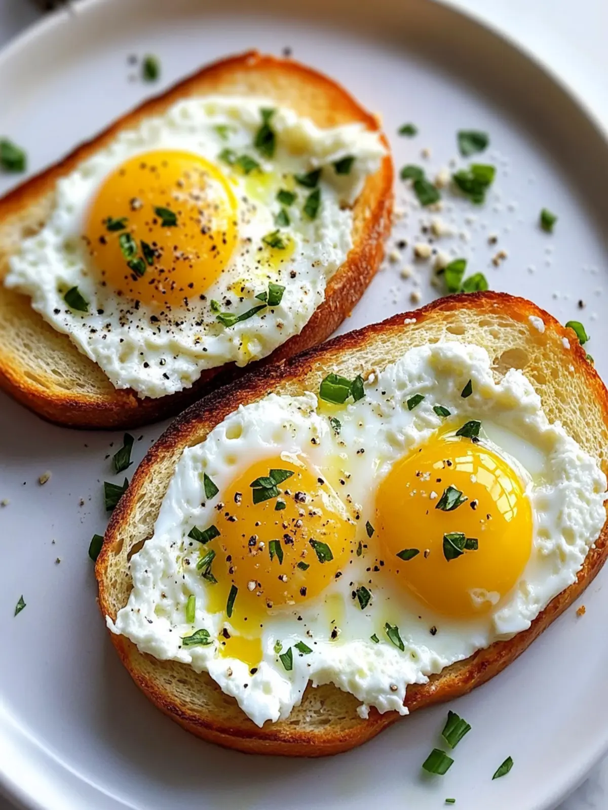 Creamy Ricotta Egg Toast: Quick Bliss for Breakfast Lovers 4 Creamy Ricotta Egg Toast