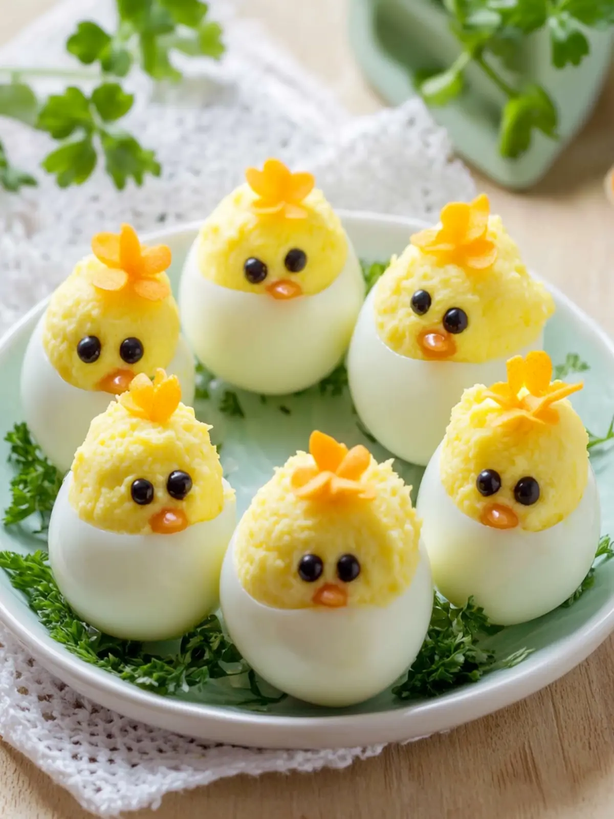 Charming Easter Egg Recipe Deviled Egg Chicks Delight 3 Easter Egg Recipe Deviled Egg Chicks