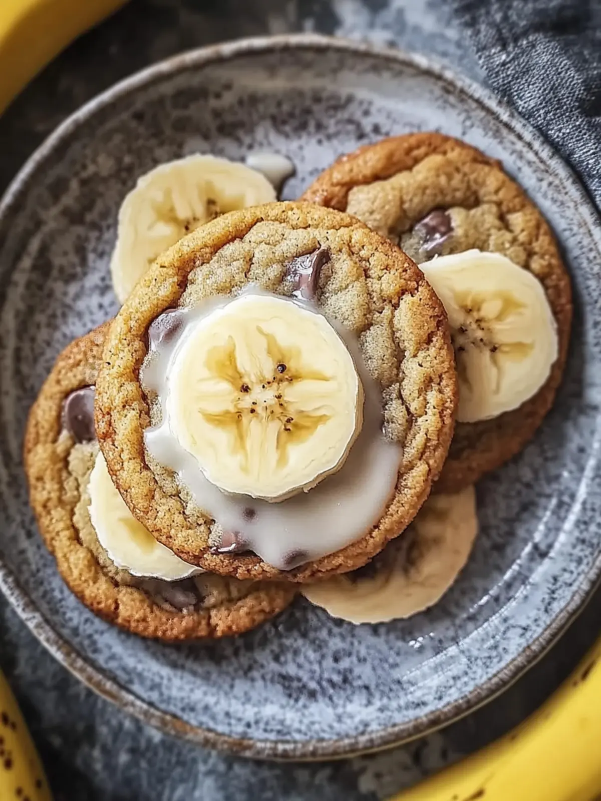 Banana Bread Cookies with Creamy Glaze You ll Adore 3 Banana Bread Cookies