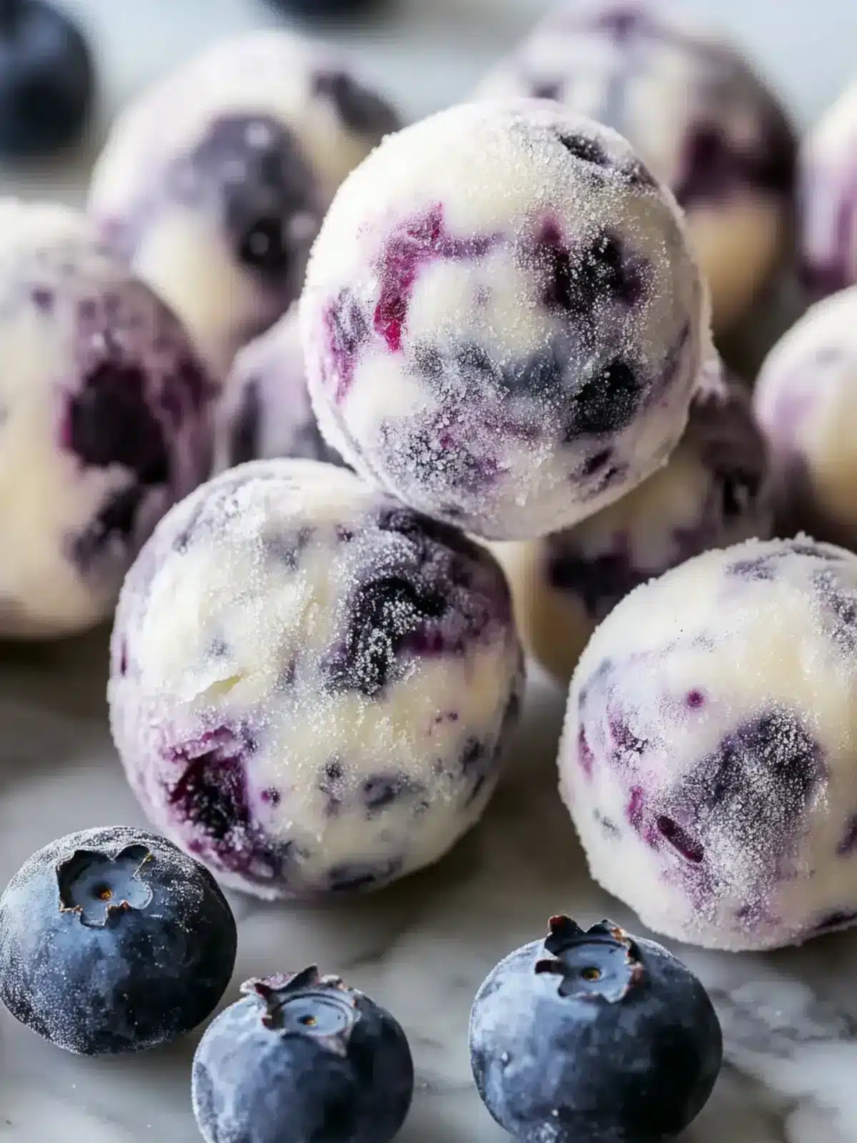 Frozen Greek Yogurt Blueberry Bites Ultimate Summer Snack 2 Frozen Greek Yogurt Blueberry Bites Easy Protein Snack