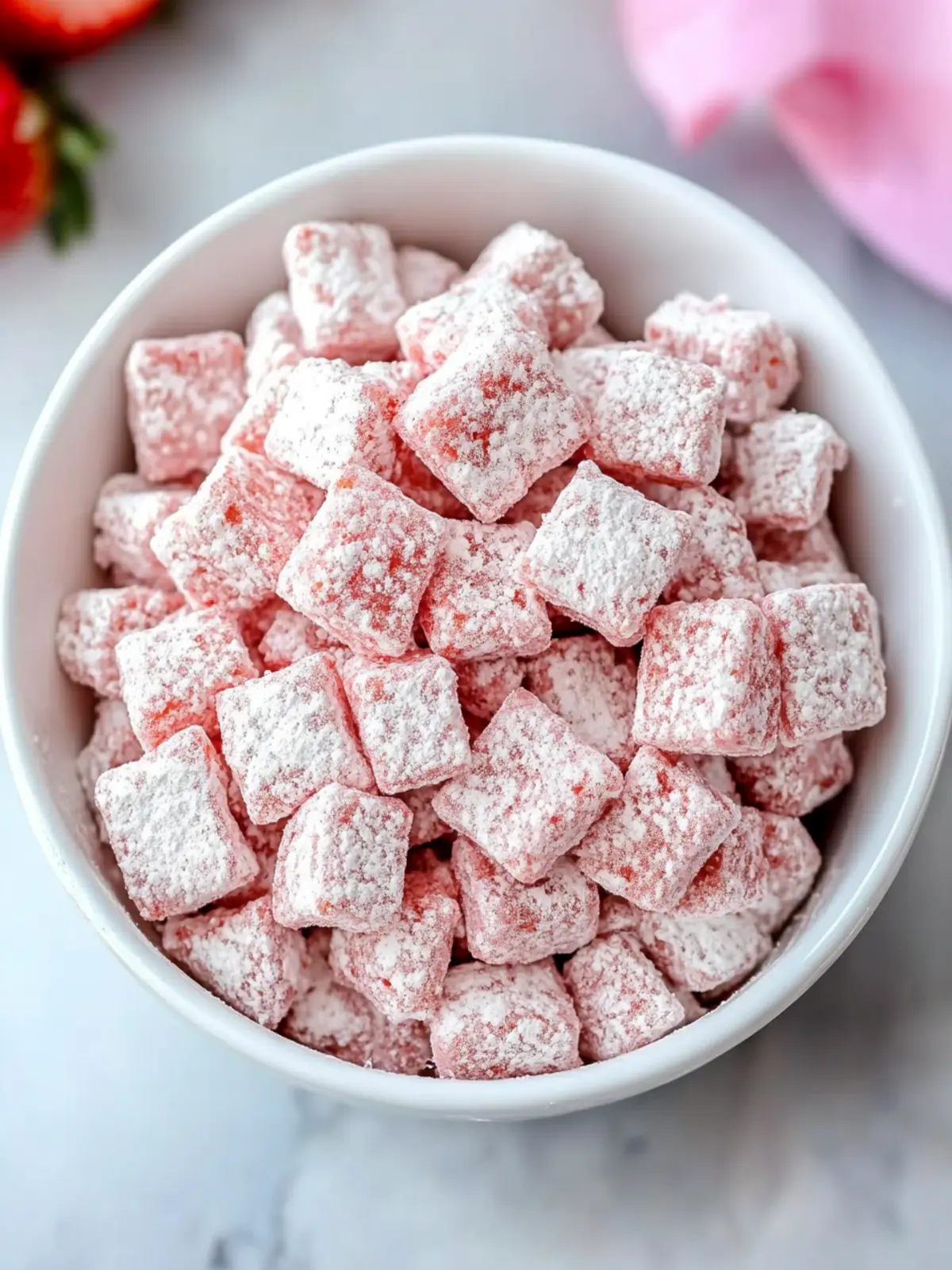 Easy Strawberry Shortcake Puppy Chow for Sweet Snack Joy 4 Easy Strawberry Shortcake Puppy Chow