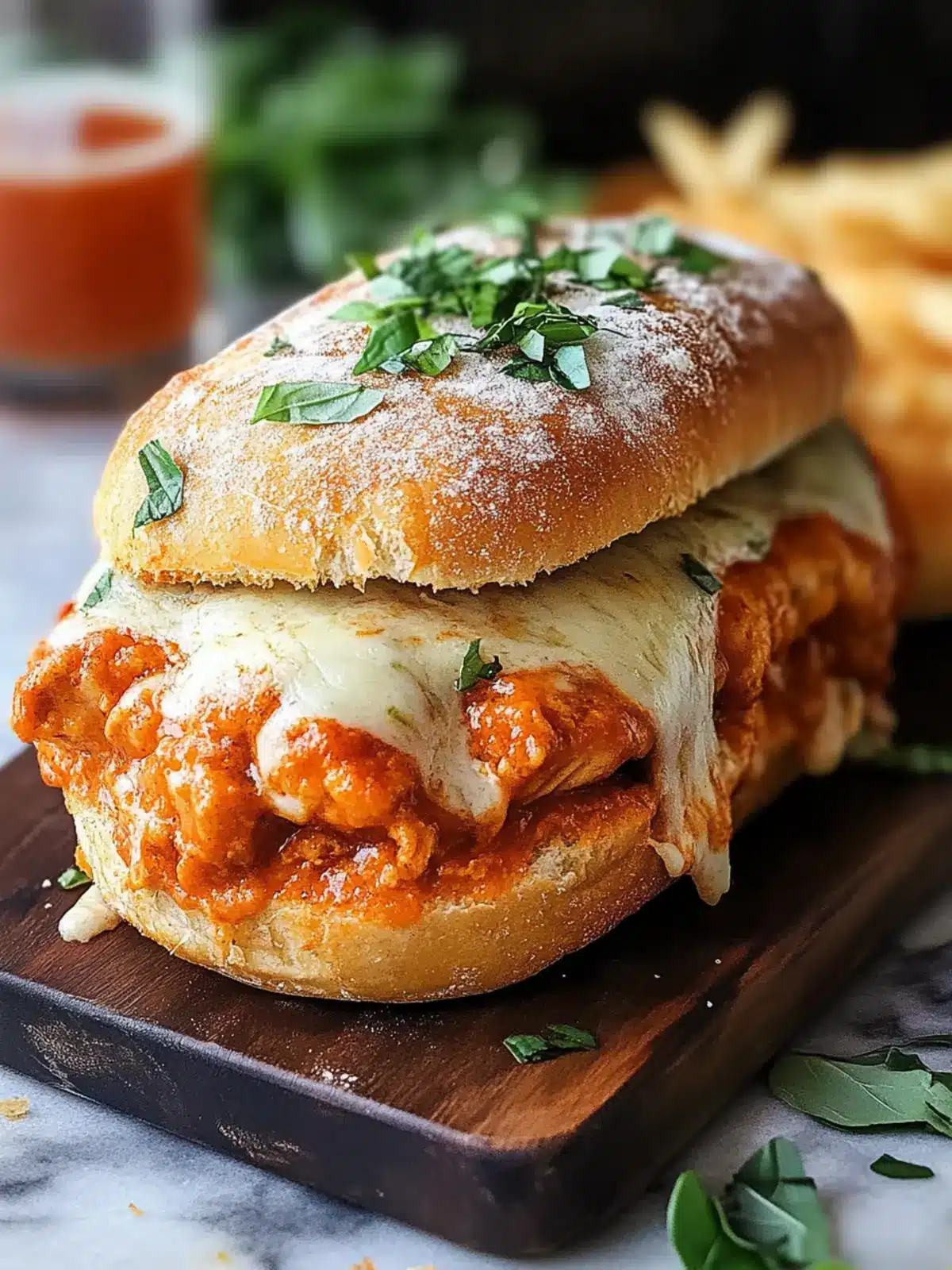 Ultimate Vodka Sauce Chicken Parmesan Sandwich You Can t Resist 3 Vodka Sauce Chicken Parmesan Sandwich